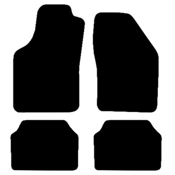 Race Axion - Πατάκια Για Επιβατικά Αυτοκίνητα τύπου Type G υλικό Μοκέτα χρώμα Black - 4 τεμ. (MAT.G7007-RX)