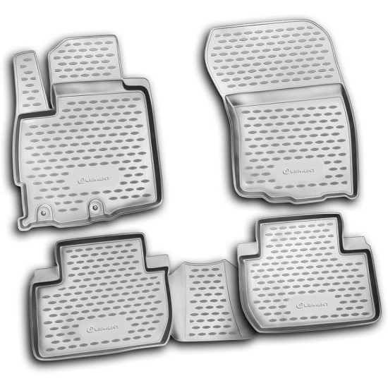 ΜΑΡΚΕ ΠΑΤΑΚΙΑ ΣΕ ΣΚΑΦΗ TPE ΛΑΣΤΙΧΟ ΓΙΑ MITSUBISHI OUTLANDER XL 2010+ ΣΕ ΑΝΘΡΑΚΙ/ΣΚΟΥΡΟ ΓΚΡΙ ΧΡΩΜΑ - 4 Τεμ. Πατάκια Μαρκέ TPE