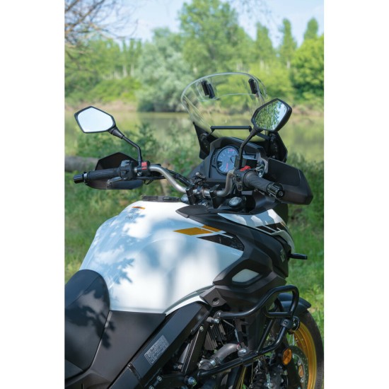 Βάση Στήριξης Κινητού Donut της σειράς Titan Optiline για Τιμόνι Μηχανής ή Ποδηλάτου με διάμετρο από 22 mm έως 32 mm και σύστημα Duolock, συμβατή με Θήκες ή Αντάπτορες Κινητού Optiline 