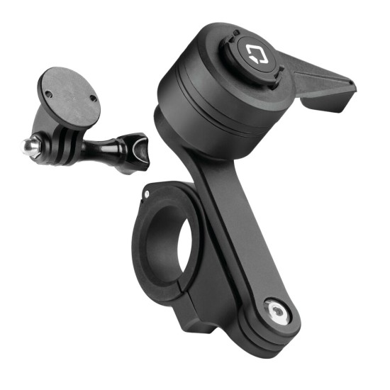 Διπλή Βάση Στήριξης Κινητού και Action Camera Combo 2.0 της σειράς Titan Optiline για Τιμόνι Μηχανής ή Ποδηλάτου με διάμετρο από 22 mm έως 35 mm με 3D αντικραδασμικό σύστημα dampener και σύστημα Duolock 2.0, συμβατή με Θήκες ή Αντάπτορες Κινητού Optiline Διπλή Βάση Στήριξης Κινητού και Action Camera Combo 2.0 της σειράς Titan Optiline για Τιμόνι Μηχανής ή Ποδηλάτου με διάμετρο από 22 mm έως 35 mm με 3D αντικραδασμικό σύστημα dampener και σύστημα Duolock 2.0, συμβατή με Θήκες ή Αντάπτορες Κινητού Optiline