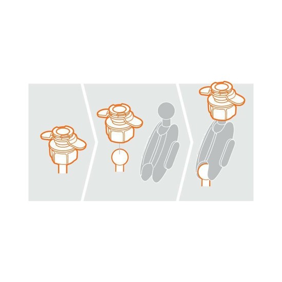 Ρυθμιζόμενος Βραχίονας Προέκτασης Orbit της σειράς Titan Optiline με μήκος 7 cm, συμβατός με Βάσεις Στήριξης Κινητού Optiline ή Βάσεις Στήριξης Κινητού με μπίλια 19 mm 