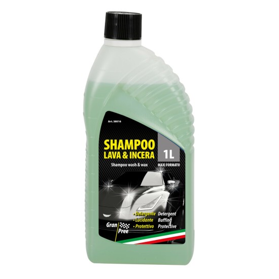 ΣΑΜΠΟΥΑΝ ΜΕ ΚΕΡΙ GRAN PREE ΣΥΜΠΥΚΝΩΜΕΝΟ 1000ml LAMPA - 1 ΤΕΜ. Σαμπουάν