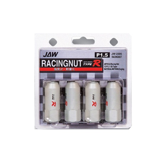 ΠΑΞΙΜΑΔΙΑ JAPAN RACING 12x1.50 50mm JAW TYPE-R ΑΛΟΥΜΙΝΙΟΥ 4 ΤΕΜ. Σφαιρικά