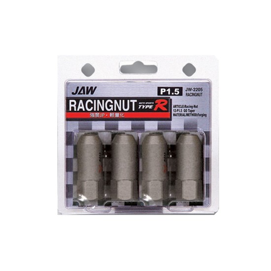 ΠΑΞΙΜΑΔΙΑ JAPAN RACING 12x1.50 50mm JAW TYPE-R ΑΛΟΥΜΙΝΙΟΥ ΜΑΤ 4ΤΕΜ. Σφαιρικά
