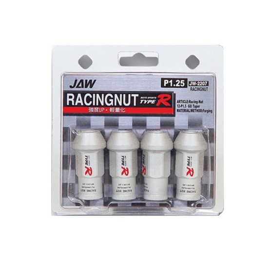 ΠΑΞΙΜΑΔΙΑ JAPAN RACING 12x1.50 50mm JAW TYPE-R ΑΛΟΥΜΙΝΙΟΥ - 4 ΤΕΜ. Σφαιρικά