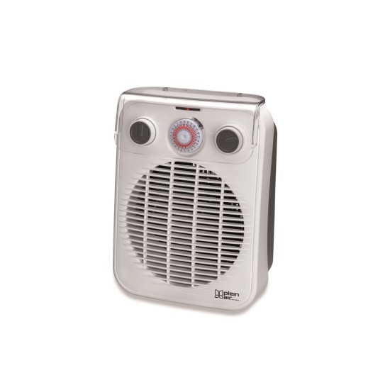 ΑΕΡΟΘΕΡΜΟ ΗΛΕΚΤΡΙΚΟ ΜΕ ΧΡΟΝΟΜΕΤΡΟ 24ΩΡΟΥ 220-240V 50/60Hz 2 ΕΠΙΠΕΔΩΝ (1800/2000W) ΛΕΥΚΟ KEMPER - 1 ΤΕΜ 