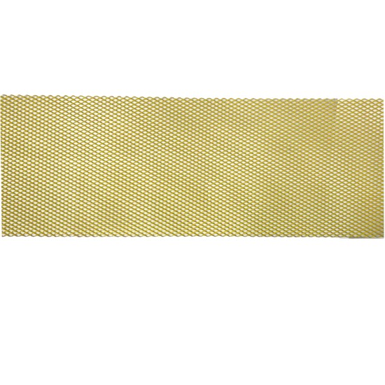 ΣΙΤΑ ΑΛΟΥΜΙΝΙΟΥ ΚΙΤΡΙΝΗ 125x30cm ΤΡΥΠΑ 1,1x0,6cm ΠΑΧΟΣ 0,2cm​ - 1 ΤΕΜ. Σίτες