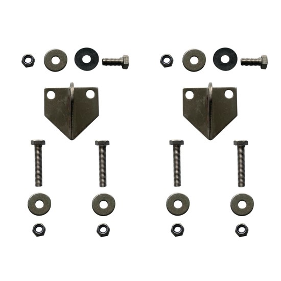 ΠΑΞΙΜΑΔΙΑ/ΦΛΑΝΤΖΕΣ & ΒΙΔΕΣ ΣΚΑΛΑΣ ΓΙΑ ΣΚΗΝΗ ΟΡΟΦΗΣ SKYRISE YAKIMA MEDIUM  ΣΕΤ - 8 τεμ. 