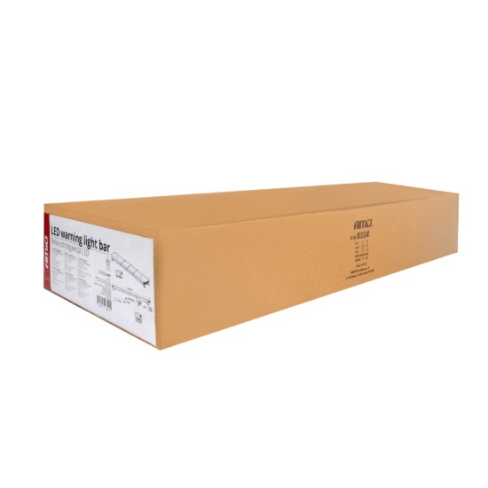 ΣΤΡΟΜΠΟ ΜΠΑΡΑ 12/24V 180xSMD LED 54'' 51 ΧΡΗΣΕΩΝ ΜΕ ΦΙΣ ΑΝΑΠΤΗΡΑ ΒΙΔΩΤΗ 1372x280X82mm​ ΑMiO - 1 TEM. Στρόμπο (Strobe)