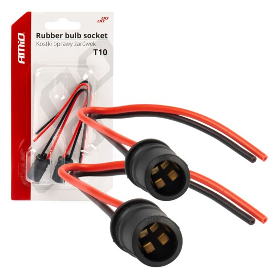 ΦΙΣΑ 12/24V ΓΙΑ ΛΑΜΠΕΣ T10/ W5W/ W3W/ W16W ME ΚΑΛΩΔΙΟ ΑΜΙΟ - 2 ΤΕΜ. Βασεις - Φίσες ΦΙΣΑ 12/24V ΓΙΑ ΛΑΜΠΕΣ T10/ W5W/ W3W/ W16W ME ΚΑΛΩΔΙΟ ΑΜΙΟ - 2 ΤΕΜ. Βασεις - Φίσες