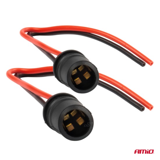 ΦΙΣΑ 12/24V ΓΙΑ ΛΑΜΠΕΣ T10/ W5W/ W3W/ W16W ME ΚΑΛΩΔΙΟ ΑΜΙΟ - 2 ΤΕΜ. Βασεις - Φίσες ΦΙΣΑ 12/24V ΓΙΑ ΛΑΜΠΕΣ T10/ W5W/ W3W/ W16W ME ΚΑΛΩΔΙΟ ΑΜΙΟ - 2 ΤΕΜ. Βασεις - Φίσες