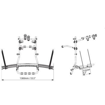 ΒΑΣΗ ΠΟΔΗΛΑΤΟΥ ΠΟΡΤ ΜΠΑΓΚΑΖ COBRA ΓΙΑ 2 ΠΟΔΗΛΑΤΑ (E-BIKE/FAT BIKE) MENABO ΒΑΣΗ ΠΟΔΗΛΑΤΟΥ ΠΟΡΤ ΜΠΑΓΚΑΖ COBRA ΓΙΑ 2 ΠΟΔΗΛΑΤΑ (E-BIKE/FAT BIKE) MENABO