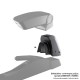 Βάση - Αντάπτορας Τεμπέλη Ειδική για CHEVROLET COBALT 2012-2021 Armster Rati σε μαύρο χρώμα - 1 Τεμάχιο Βάσεις Τεμπέλη
