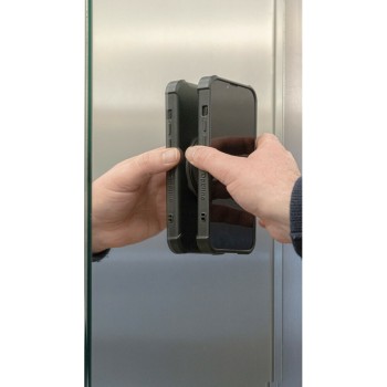 Αυτοκόλλητη, Μαγνητική Βάση Στήριξης Κινητού Mag Surface της σειράς Optiline για Κάθετες και Οριζόντιες, Λείες, Επίπεδες Επιφάνειες με 34 μαγνήτες και 2 αυτοκόλλητα, μεταλλικά δακτυλίδια