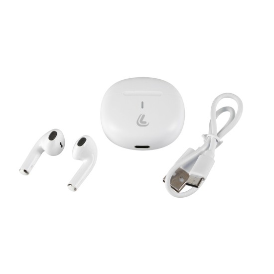 ΑΚΟΥΣΤΙΚΑ BLUETOOTH ΑΣΥΡΜΑΤΑ ΜΕ ΚΟΥΤΙ ΦΟΡΤΗΣΗΣ (ΜΟΥΣΙΚΗ/ ΚΛΗΣΕΙΣ) 5.3VERSION ΛΕΥΚΑ PODS LAMPA - 1 ΣΕΤ. 