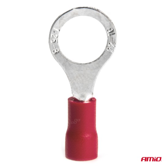 ΦΙΣΑΚΙΑ ΔΑΧΤΥΛΙΔΙ ΚΟΚΚΙΝΑ RV1.25-8 / 8.4mm ΑΜΙΟ - 10 ΤΕΜ. Ακροδέκτες Καλωδίων