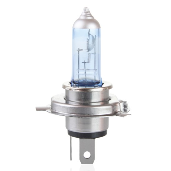 Amio - Λάμπα H4 βάση P43t τάση λειτουργίας 12V απόδοσης 60/55W τύπου Lumitec Superwhite +120% για Επιβατικά Αυτοκίνητα - 1 τεμ. (02137/AM)