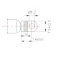 FA KROSNO ΑΜΟΡΤΙΣΕΡ ΚΑΠΟ ALFA ROMEO 164 1987-1998 SEDAN - 1 TEM. Αμορτισέρ Καπό