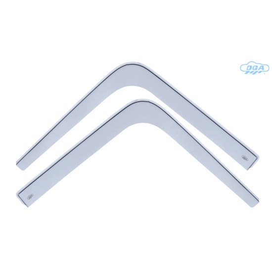 ΖΕΥΓΑΡΙ ΜΠΡΟΣΤΙΝΟΙ ΑΝΕΜΟΘΡΑΥΣΤΕΣ ΓΙΑ DAF C.F. 65/75/85 1992+ ΑΠΟ ΕΥΚΑΜΠΤΟ ΧΥΤΟ ΑΚΡΥΛΙΚΟ ΓΥΑΛΙ (CAST ACRYLIC GLASS) DGA - 2 ΤΕΜ Daf