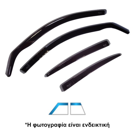 OPEL VECTRA Β 4D 2000-2002 ΣΕΤ ΑΝΕΜΟΘΡΑΥΣΤΕΣ ΑΥΤΟΚΙΝΗΤΟΥ ΑΠΟ ΕΥΚΑΜΠΤΟ ΦΙΜΕ ΠΛΑΣΤΙΚΟ HEKO - 4 ΤΕΜ. ΑΝΕΜΟΘΡΑΥΣΤΕΣ