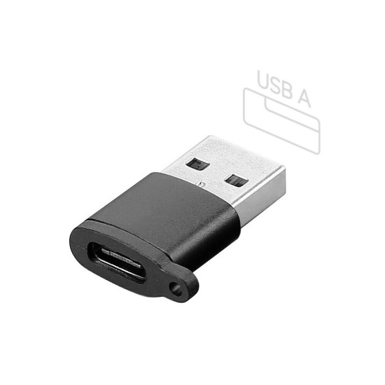 ΑΝΤΑΠΤΟΡΑΣ ΦΟΡΤΙΣΗΣ & ΣΥΓΧΡΟΝΙΣΜΟΥ USB-C>USB-A SMARTPHONE ESSENTIALS LAMPA  - 1 ΤΕΜ. 