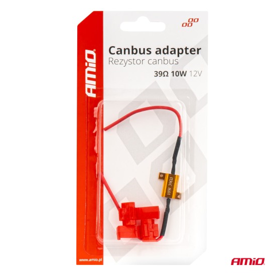 ΑΝΤΙΣΤΑΣΗ CAN-BUS 12V 10W 39Ω (CANCELLER)  ΑΜΙΟ - 1 τεμ. Αντιστάσεις CANBUS (Cancelers)