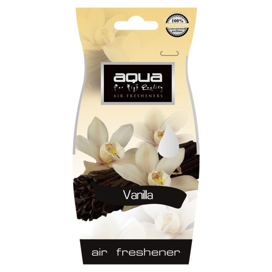 ΑΡΩΜΑΤΙΚΟ ΑΥΤΟΚΙΝΗΤΟΥ ΚΡΕΜΑΣΤΟ ΜΕ ΑΡΩΜΑ ΒΑΝΙΛΙΑ (VANILLA) AQUA - 1 TEM. Αρωματικά