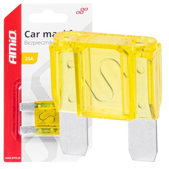 ΑΣΦΑΛΕΙΑ MAXI 20A AMIO - 1 Τεμ. Ασφάλειες