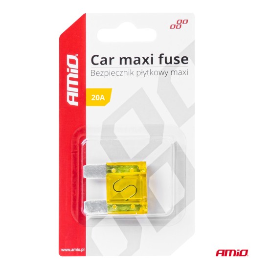 ΑΣΦΑΛΕΙΑ MAXI 20A AMIO - 1 Τεμ. Ασφάλειες