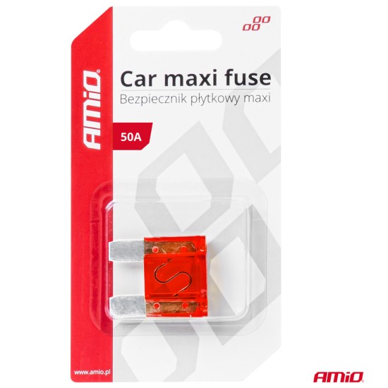 ΑΣΦΑΛΕΙΑ MAXI 50A AMIO - 1 Τεμ. Ασφάλειες