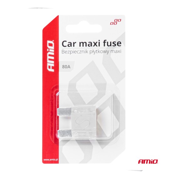 ΑΣΦΑΛΕΙΑ MAXI 80A AMIO - 1 Τεμ. Ασφάλειες