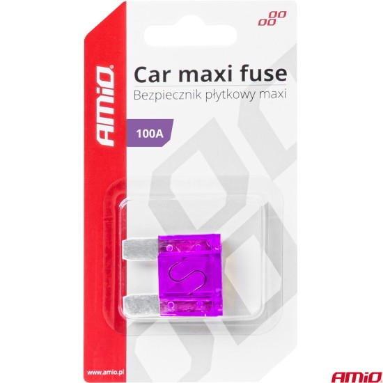 ΑΣΦΑΛΕΙΑ MAXI 100A AMIO - 1 Τεμ. Ασφάλειες