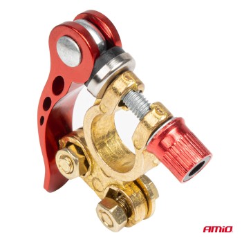 ΠΟΛΟΙ ΜΠΑΤΑΡΙΑΣ / ΑΚΡΟΔΕΚΤΕΣ 12V 40A ΜΕ ΣΦΙΓΚΤΗΡΕΣ & ΚΛΕΙΔΙ AMIO - 3 ΤΕΜ. ΠΟΛΟΙ ΜΠΑΤΑΡΙΑΣ / ΑΚΡΟΔΕΚΤΕΣ 12V 40A ΜΕ ΣΦΙΓΚΤΗΡΕΣ & ΚΛΕΙΔΙ AMIO - 3 ΤΕΜ.
