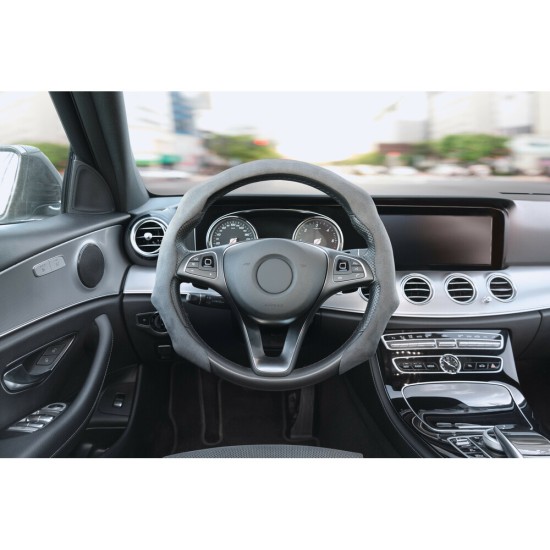 ΗΜΙ-ΚΑΛΥΜΜΑ ΤΙΜΟΝΙΟΥ MICROFIBRE ΓΚΡΙ ΧΡΩΜΑ OVER GRIP LAMPA - 1 τεμ. Καλύμματα Τιμονιού