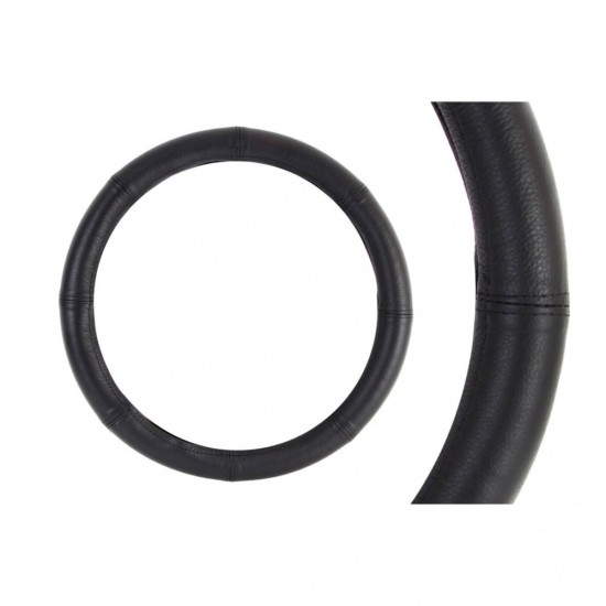 ΚΑΛΥΜΜΑ ΤΙΜΟΝΙΟΥ ΔΕΡΜΑΤΙΝΟ 39/41CM ΜΑΥΡΟ AMiO - 1 ΤΕΜ. Καλύμματα Τιμονιού