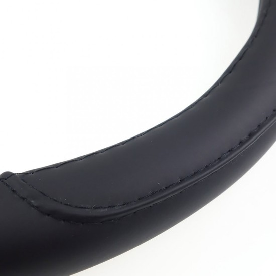 ΚΑΛΥΜΜΑ ΤΙΜΟΝΙΟΥ SWC-22-M 37-39 cm ΣΕ ΣΧΗΜΑ D ΓΙΑ ΚΟΜΜΕΝΑ ΤΙΜΟΝΙΑ ΜΑΥΡΟ/ΕΛΑΣΤΙΚΟ/ΔΕΡΜΑΤΙΝΗ AMiO - 1 ΤΕΜ. Καλύμματα Τιμονιού