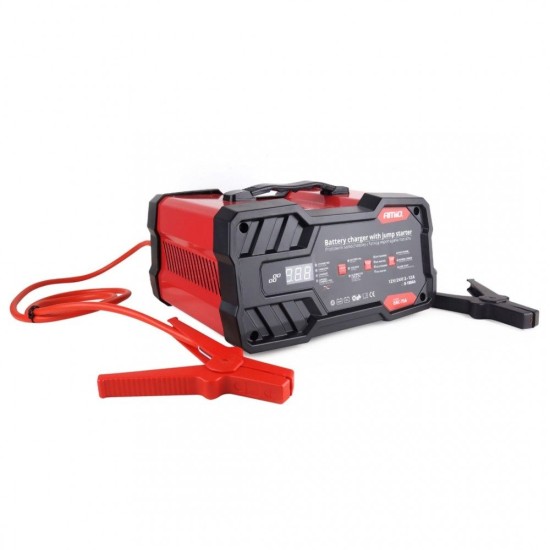 ΕΚΚΙΝΗΤΗΣ/ΦΟΡΤΙΣΤΗΣ ΜΠΑΤΑΡΙΑΣ 12/24V 12A (75Α START ENGINE) ΜΕ TESTER ΚΑΙ ΠΡΟΣΤΑΣΙΑ ΥΠΕΡΦΟΡΤΩΣΗΣ  AMiO – 1 ΤΕΜ. Εκκινητές Μπαταρίας