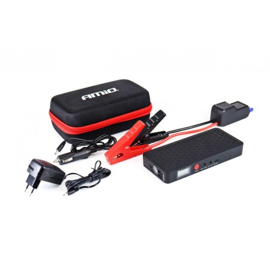 ΕΚΚΙΝΗΤΗΣ ΜΠΑΤΑΡΙΑΣ - STARTER POWERBANK / BOOSTER / STARTER SJ-02 12V  800A ΜΕ ΟΘΟΝΗ LCD ΑΜΙΟ - 1 ΤΕΜ. Φορτιστές Μπαταρίας