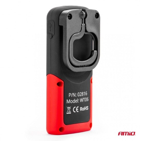 ΦΑΚΟΣ ΕΡΓΑΣΙΑΣ ΧΕΙΡΟΣ ΜΕ ΓΑΝΤΖΟ/ΜΑΓΝΗΤΗ MICRO USB COB LED 1200mAh 50x31x117mm Φορητές Λάμπες Εργασίας LED