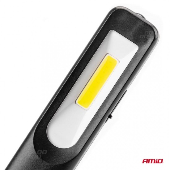 ΦΑΚΟΣ ΕΡΓΑΣΙΑΣ ΧΕΙΡΟΣ ΜΕ ΓΑΝΤΖΟ/ΜΑΓΝΗΤΗ MICRO USB COB+XPE LED 1200mAh 22x28x164mm Φακοί