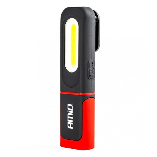 ΦΑΚΟΣ ΕΡΓΑΣΙΑΣ ΧΕΙΡΟΣ ΜΕ ΓΑΝΤΖΟ/ΜΑΓΝΗΤΗ MICRO USB COB+XPE LED 1200mAh 31x42x154mm Φακοί