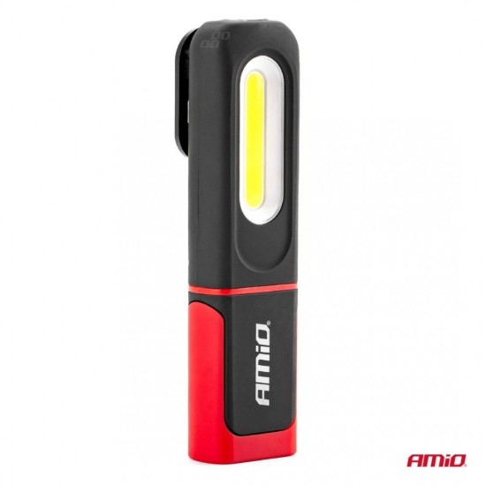 ΦΑΚΟΣ ΕΡΓΑΣΙΑΣ ΧΕΙΡΟΣ ΜΕ ΓΑΝΤΖΟ/ΜΑΓΝΗΤΗ MICRO USB COB+XPE LED 1200mAh 31x42x154mm Φακοί