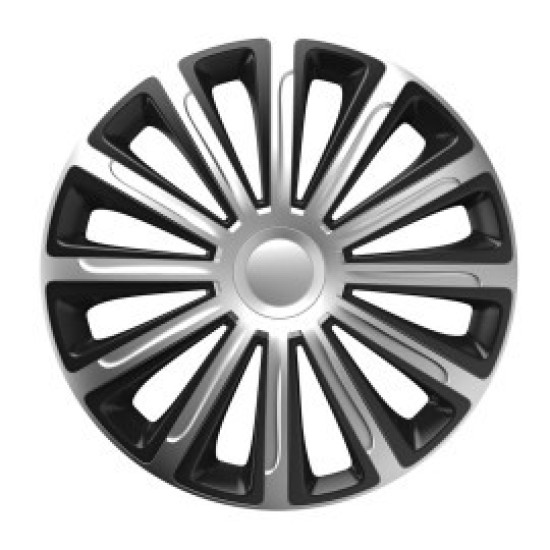 ΤΑΣΙ 13 INCH HUBCAP TREND SILVER BLACK AMiO - 1 ΤΕΜ. Διεθνή Τάσια