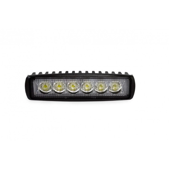 ΠΡΟΒΟΛΕΑΣ ΕΡΓΑΣΙΑΣ DAYLINE WL01 FLAT 9/60V - 18W - 6000K - 6 LED (ΛΕΥΚΟ/ΨΥΧΡΟ) - 160 Χ 43 Χ 42 mm AMiO - 1 ΤΕΜ. Φώτα Εργασίας LED