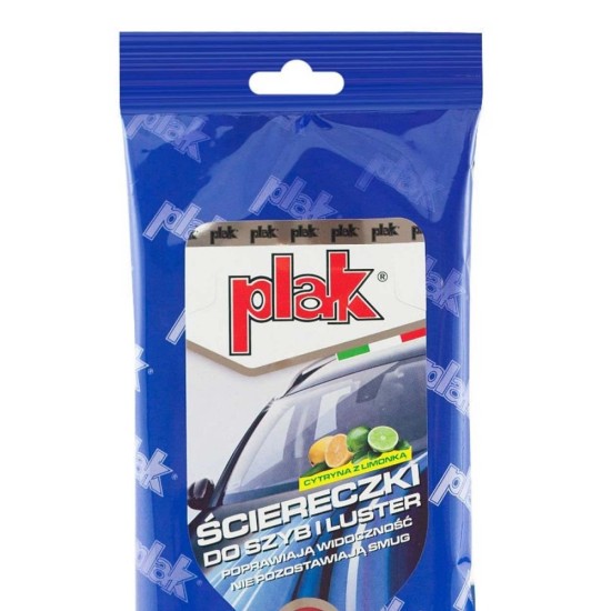 ΥΓΡΑ ΠΑΝΑΚΙΑ ΚΑΘΑΡΙΣΜΟΥ ΤΖΑΜΙΩΝ/ΚΡΥΣΤΑΛΛΩΝ PLAK AMIO - 24 ΤΕΜ. Πανιά