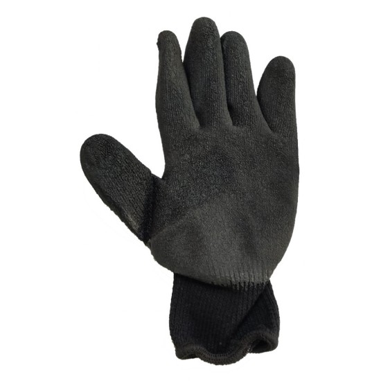 ΓΑΝΤΙΑ ΕΡΓΑΣΙΑΣ ΧΩΡΙΣ ΡΑΦΕΣ ΣΕ ΓΚΡΙ/ΜΑΥΡΟ ΧΡΩΜΑ AMiO - 1 ζευγάρι. Γάντια Εργασίας