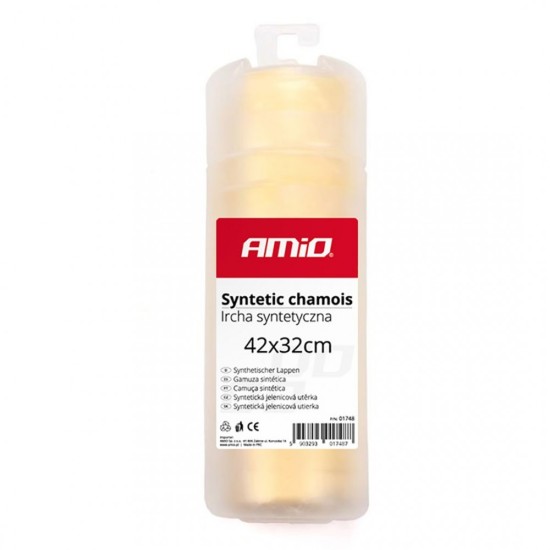 ΣΥΝΘΕΤΙΚΟ ΔΕΡΜΑ CHAMOIX (ΣΑΜΟΥΑ) 42X32 CWASH-04 AMiO - 1 ΤΕΜ. Φυσικό και Συνθετικό Δέρμα