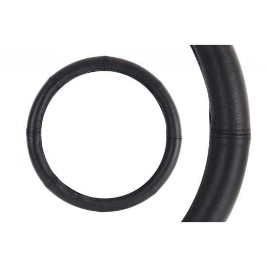 ΚΑΛΥΜΜΑ ΤΙΜΟΝΙΟΥ ΔΕΡΜΑΤΙΝΟ 42/44CM ΜΑΥΡΟ Καλύμματα Τιμονιού