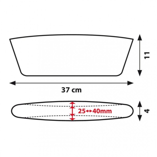 ΘΗΚΕΣ-ΤΣΕΠΕΣ ΚΑΘΙΣΜΑΤΩΝ GAP-FILLER PREMIUM ΔΕΡΜΑΤΙΝΗ 11x37cm - 2 ΤΕΜ. Διάφορες Θήκες