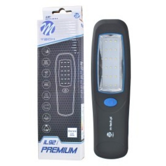 ΦΑΚΟΣ ΕΡΓΑΣΙΑΣ OSRAM 18LED 360lm (ΜΕ ΜΠΑΤΑΡΙΕΣ 3xAA) 200x60x30mm M-TECH Φακοί